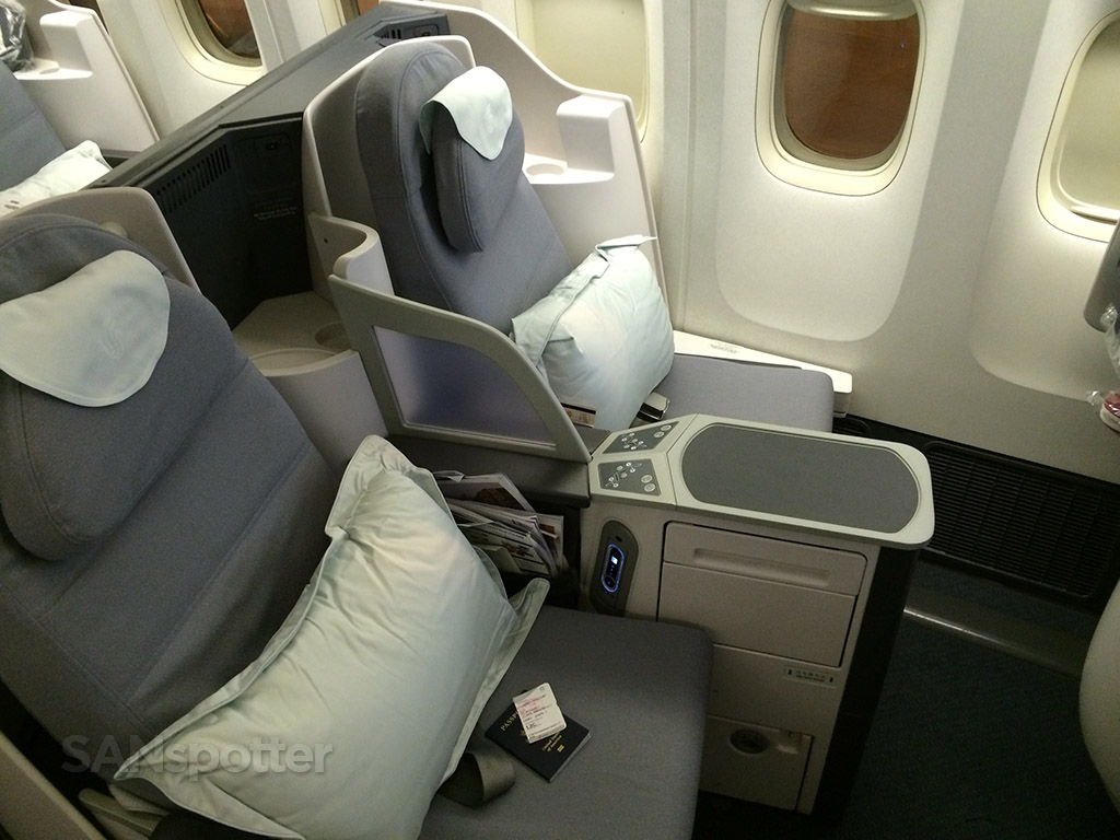 air china 777 300 business class review