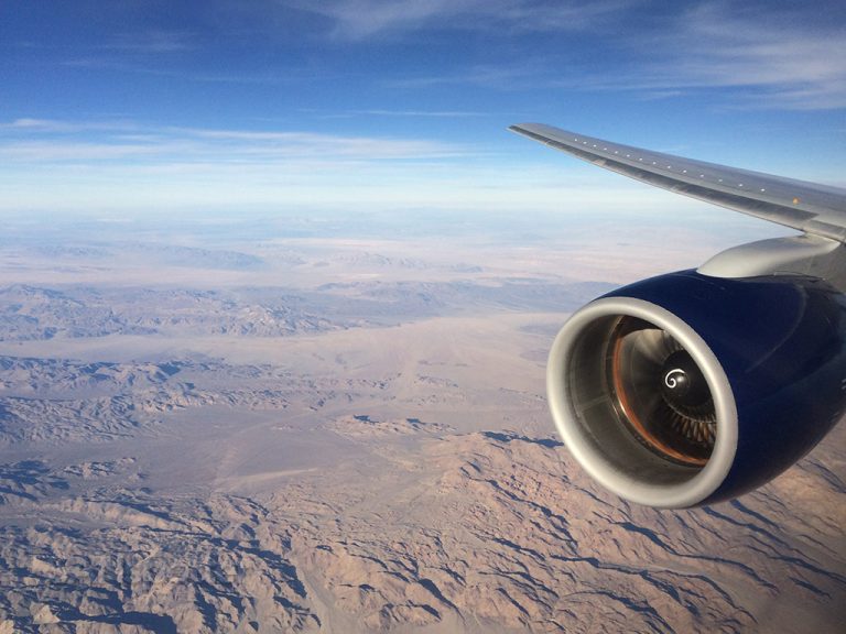 delta 757 wing view N6706Q