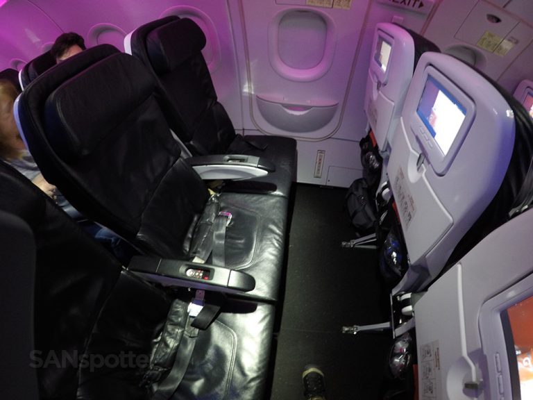 virgin america exit row seats