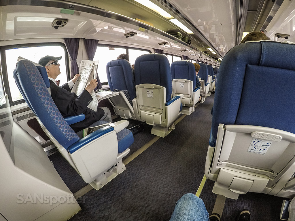 Amtrak Pacific Surfliner business class San Diego to Los Angeles –  SANspotter