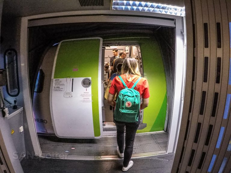 Boarding TAP Portugal A320