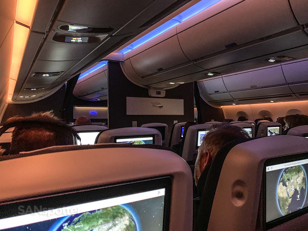 British Airways world Traveler Plus cabin