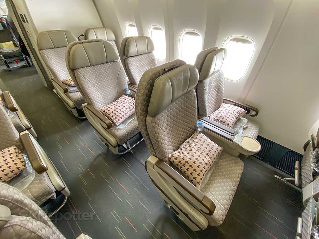 EVA Air Premium Economy-stoelen