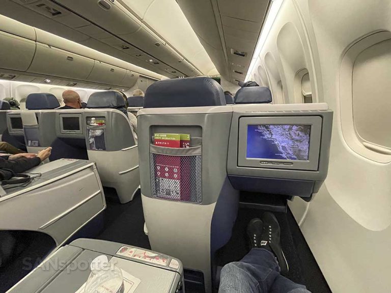 Delta 767-300 first class review ATL-SAN