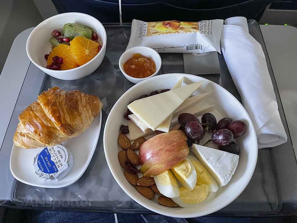 Delta 737800 first class review (fantastic food in ordinary seats