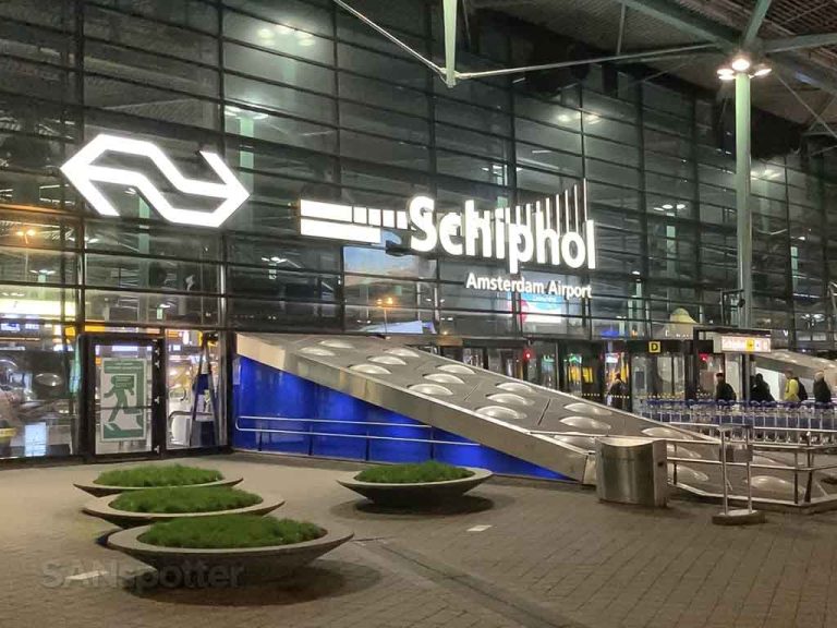 Amsterdam airport entrance