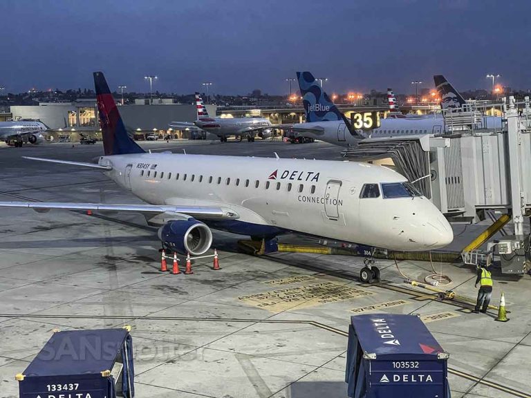 Delta Connection Embraer 175 at SAN