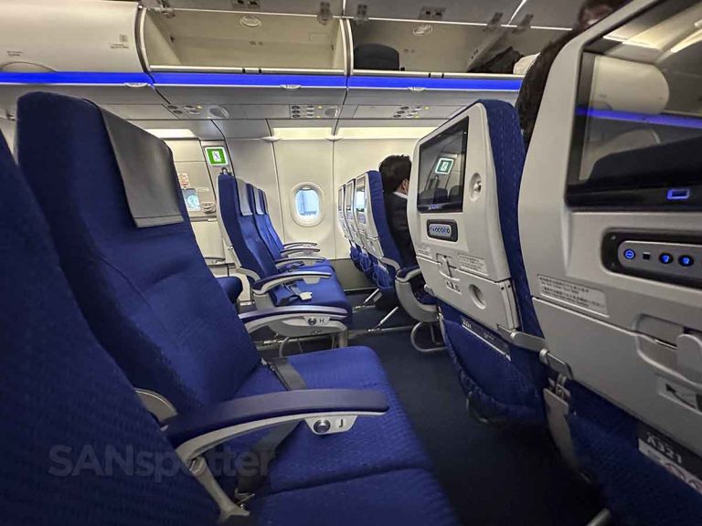 ANA A321neo economy class seats