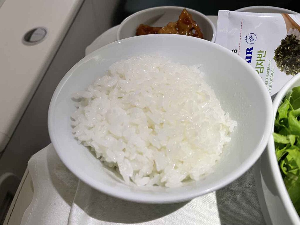 Steamed white rice