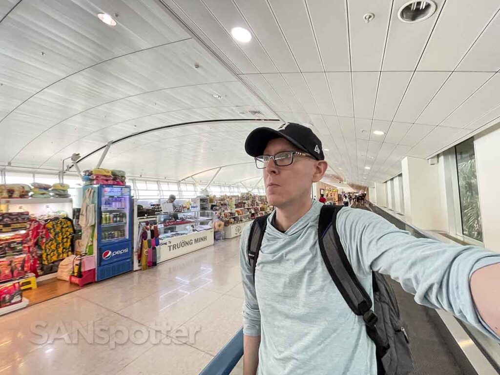 SANspotter inside Ho Chi Minh City airport