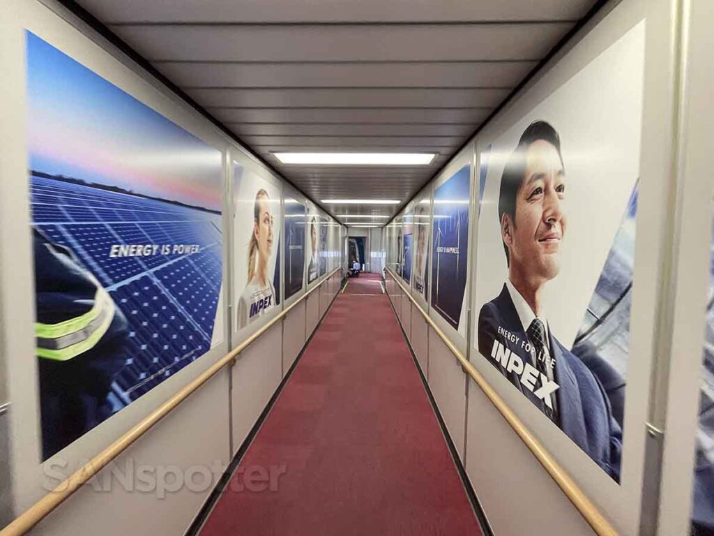 Gate 25 jet bridge T1 Tokyo Narita airport