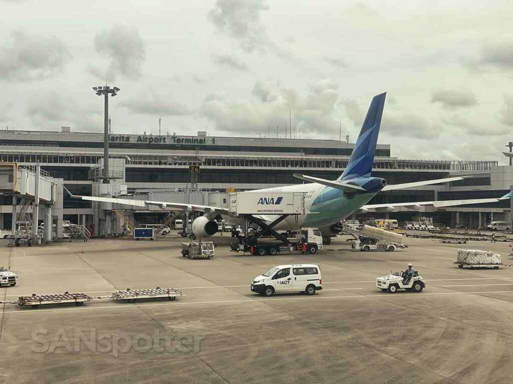 Garuda Indonesia A330 at Narita airport