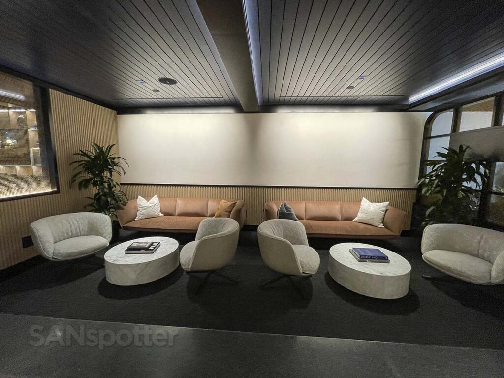 Chase lounge san diego a airport communal seating areas